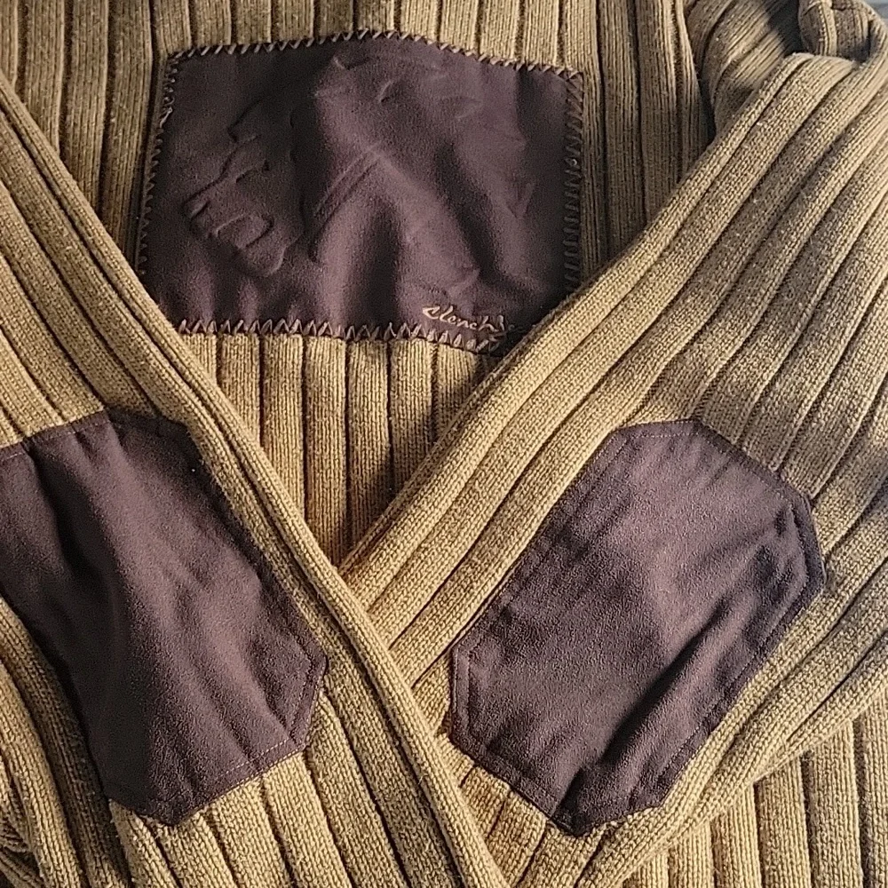 CLENCH JEANS PULLOVER SWEATER  XXL  TAN/BROWN